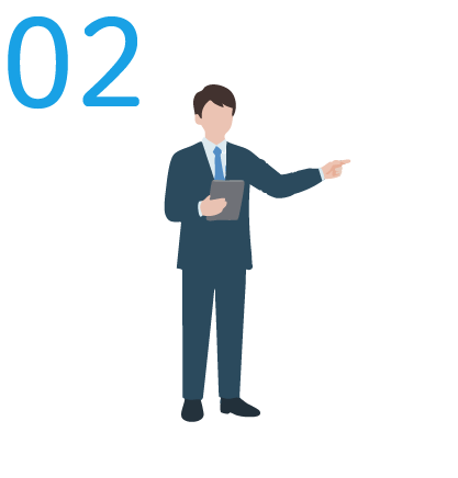 サンプルのご提案のイラスト