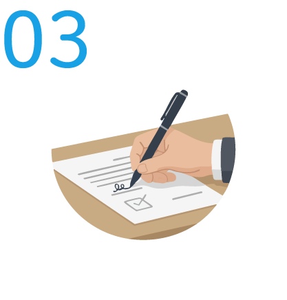 ご契約のイラスト